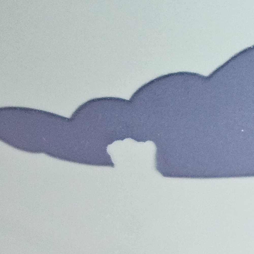 Sky Blue Mug With Cloud Pattern Design - Picture 8 of 8